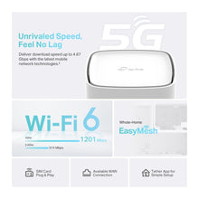 Charger l'image dans la galerie, TP-Link NX200 Routeur 5G WiFi Mesh 3 x RJ45 WiFi 6 AX1800