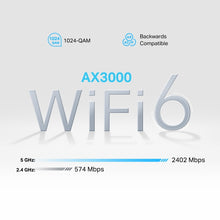 Charger l'image dans la galerie, TP-Link NX510v Routeur 5G WiFi Mesh 3 x RJ45 RJ11 WiFi 6 AX3000
