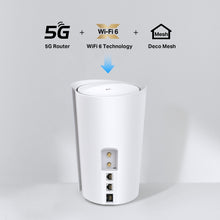 Charger l'image dans la galerie, TP-Link Deco X50 5G LTE WiFi 6 AX3000 Routeur 3 RJ45 2 connecteurs RP-SMA pour antenne externe