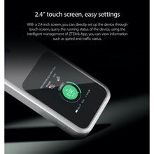 Charger l'image dans la galerie, ZTE MU5120 MiFi Galet 5G 4G WiFi 6 batterie 10000mAh avec charge rapide