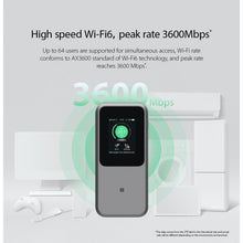 Charger l'image dans la galerie, ZTE MU5120 MiFi Galet 5G 4G WiFi 6 batterie 10000mAh avec charge rapide