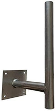 Charger l'image dans la galerie, Support Mural Hauteur 45 cm déport 25cm diamètre 38mm pour antennes 4G LTE 5G, Parabole Satellite, râteau TV TNT