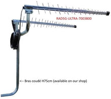 Charger l'image dans la galerie, LowcostMobile RAD5G-ULTRA-7003800 10,5dbi 2x70cm 4G LTE 5G + WiFi DUO SMA Câble noir WL240 pour Huawei B525, B715, B818, Asus, TP LINK, Netgear +