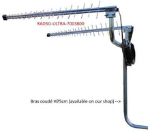 Charger l'image dans la galerie, LowcostMobile RAD5G-ULTRA-7003800 10,5dbi 2x10m 4G LTE 5G + WiFi DUO SMA Câble noir WL240 pour Huawei B525, B715, B818, Asus, TP LINK, Netgear +