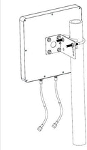 Charger l'image dans la galerie, LowcostMobile PAN5G-MIMO-3500Mhz 15 dBi 2x30cm noir câble LMR200 Connecteur SMA pour routeurs, hotspots et modem 5G
