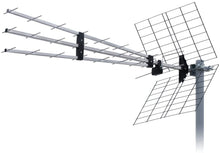 Charger l'image dans la galerie, LowcostMobile RAD43-DVB-TRIPLEX 13,5 dBi F Filtre Passif 4G LTE 5G NR 700 800Mhz Antenne TV TNT extérieure Trinappe DVB-T DVB-T2 43 éléments