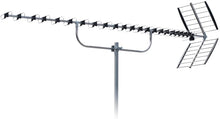 Charger l'image dans la galerie, LowcostMobile RAD92-DVB-ULTRAMAX 36,5 dBi connecteur F Filtre préampli Actif 4G LTE 5G NR 700 800Mhz Antenne TV TNT extérieure puissante 92 éléments