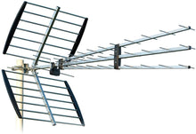 Charger l'image dans la galerie, LowcostMobile RAD47-DVB-TRIPLEX 15,5 dBi connecteur F Filtre Passif 4G LTE 5G NR 700 800Mhz Antenne TV TNT extérieure Trinappe 47 éléments