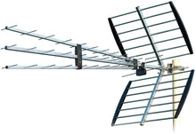 Charger l'image dans la galerie, LowcostMobile RAD47-DVB-TRIPLEX 15,5 dBi connecteur F Filtre Passif 4G LTE 5G NR 700 800Mhz Antenne TV TNT extérieure Trinappe 47 éléments