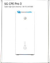 Charger l'image dans la galerie, Huawei H138-380 5G CPE PRO 3 Routeur Catégorie 19 WiFi 6+ 2 ports RJ45 Slot NanoSIM Box 5G