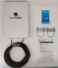Charger l'image dans la galerie, LowcostMobile PAN5G-MIMO-2021 12dBi 2x5m Antenne 4G 5G SMA Câble ALSR200 pour Huawei B818, B715, 5G CPE PRO, Asus, TP LINK, Netgear et +