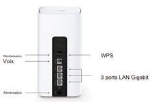Charger l'image dans la galerie, TP-Link NX510v Routeur 5G WiFi Mesh 3 x RJ45 RJ11 WiFi 6 AX3000