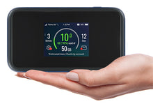 Charger l'image dans la galerie, ZTE MU5001 Noir Hotspot Galet 5G 4G Catégorie 22 WiFi 6 batterie 4500mAh avec charge rapide