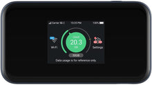Charger l'image dans la galerie, ZTE MU5001 Noir Hotspot Galet 5G 4G Catégorie 22 WiFi 6 batterie 4500mAh avec charge rapide