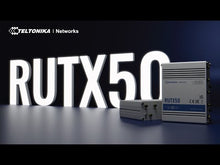 Charger et lire la vidéo dans la visionneuse de la Galerie, Teltonika RUTX50 Routeur 5G Industriel Double SIM WiFi AC 4 ports LAN Gigabit 1 WAN

