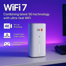 Charger l&#39;image dans la galerie, ZTE G5 MC8520B 5G CPE WiFi 7 Gigabit RJ11 2 TS9 pour antenne externe
