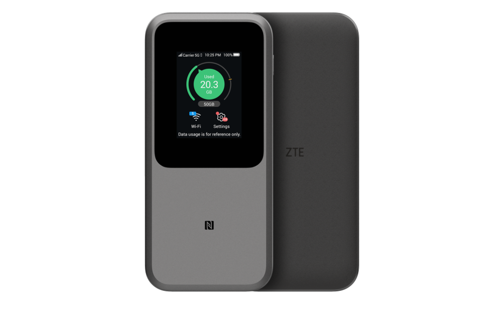 ZTE MU5120 MiFi Galet 5G 4G WiFi 6 batterie 10000mAh avec charge rapide
