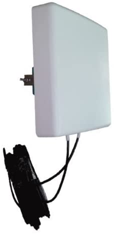 LowcostMobile PAN5G-MIMO-3500Mhz 15 dBi 2x10m noir câble LMR200 Connecteur SMA pour routeurs, hotspots et modem 5G