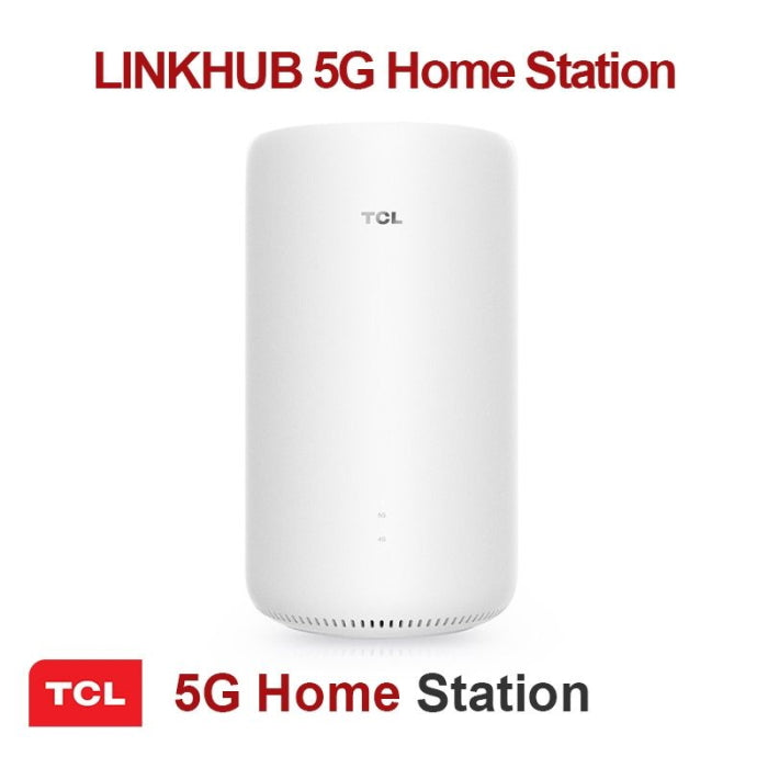 TCL HH500E Linkhub 5G Home Station Blanc Routeur WiFi 6 2 ports RJ45 2 x CRC9 pour antenne externe